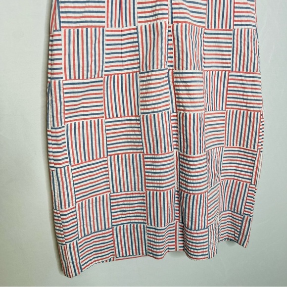 NWT! Talbots 100% Cotton Sleeveless PATCHWORK SHIFT DRESS. Size 2. - Picture 11 of 16